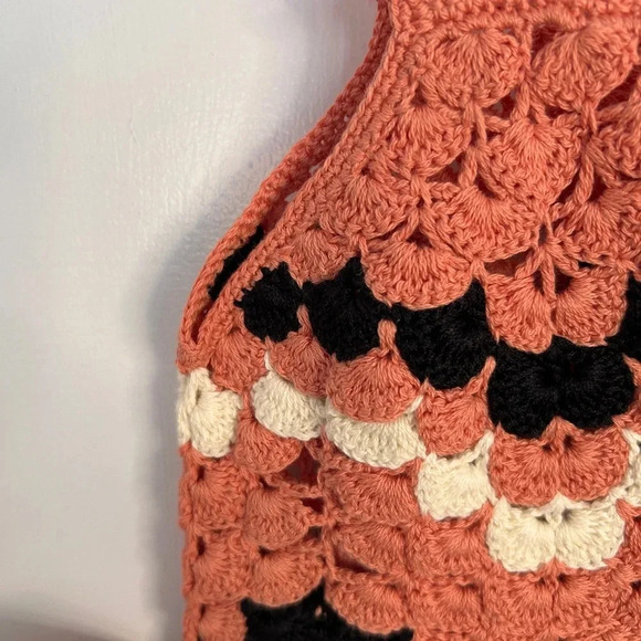 BNWT Escvdo Marea Crochet Top Size XS - Picture 7 of 12